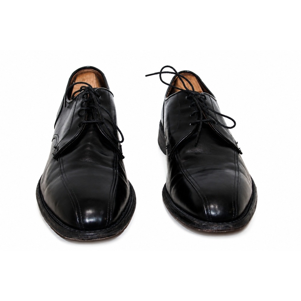 FootJoy Classics Dress Shoes Mens 11 B Black Good Split Toe Leather USA